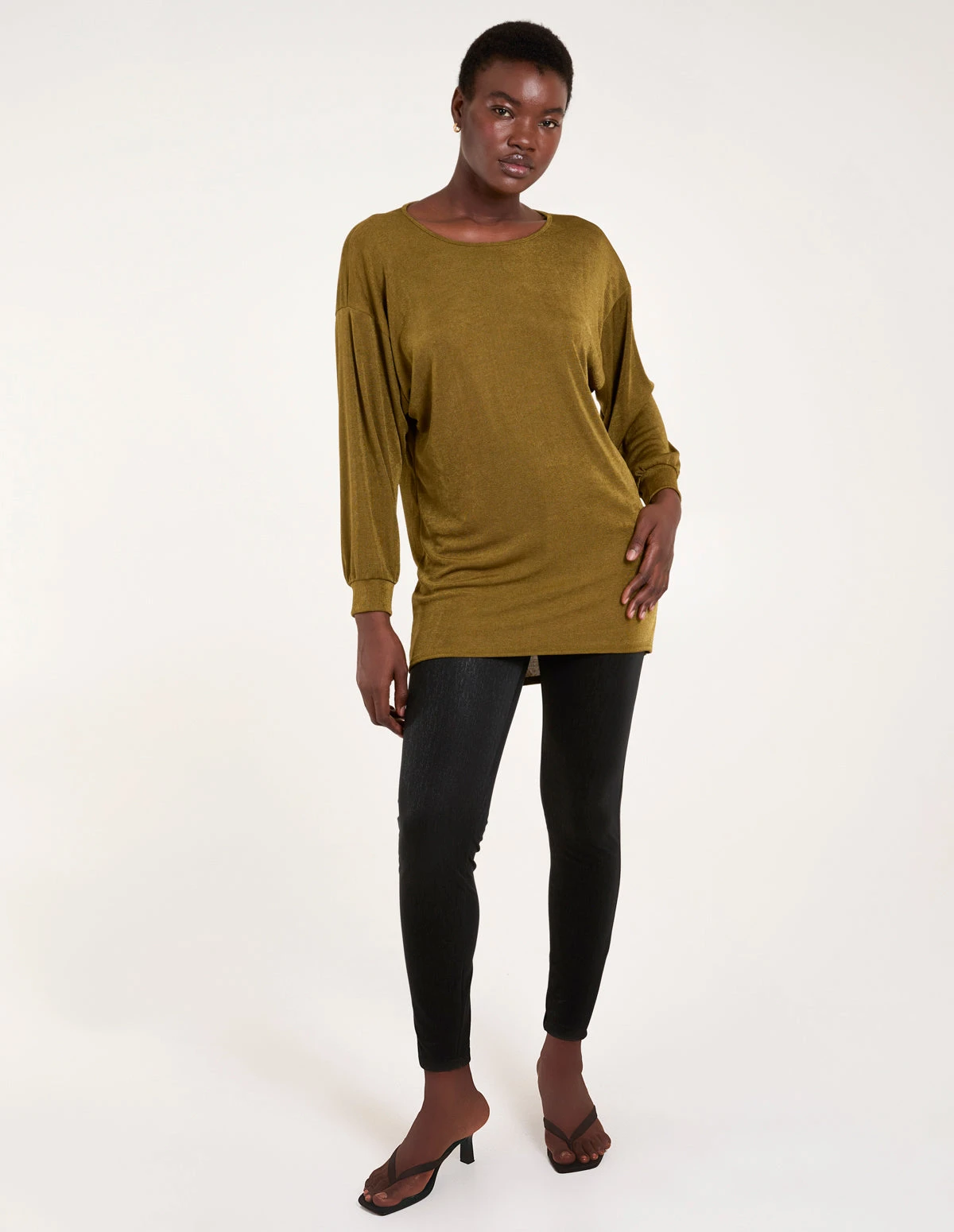 Mini Ribbed Hi-Low Tunic 2 Mini Ribbed Hi-Low Tunic - Image 2