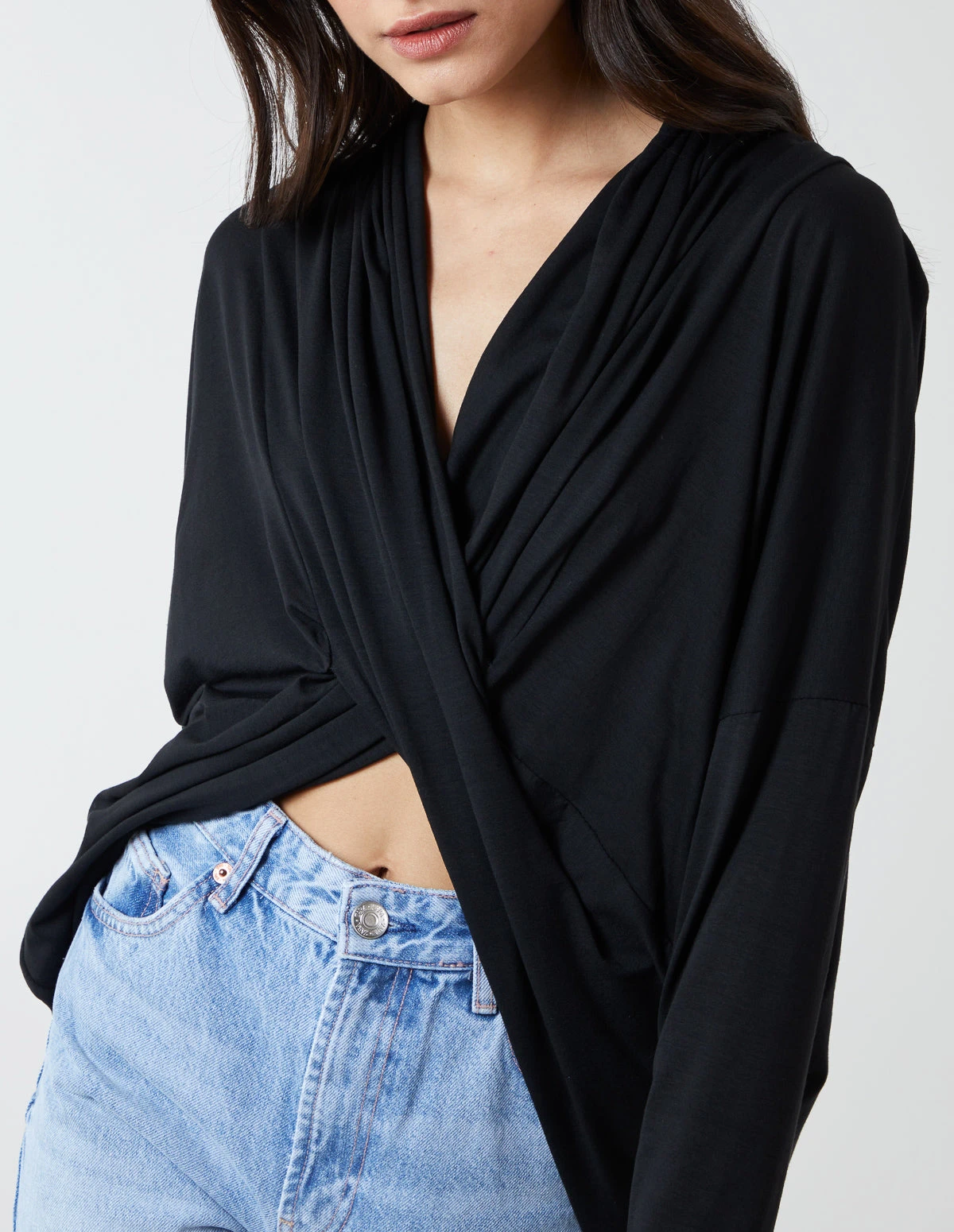 Asymmetric Drape Front Top 3 Asymmetric Drape Front Top - Image 3