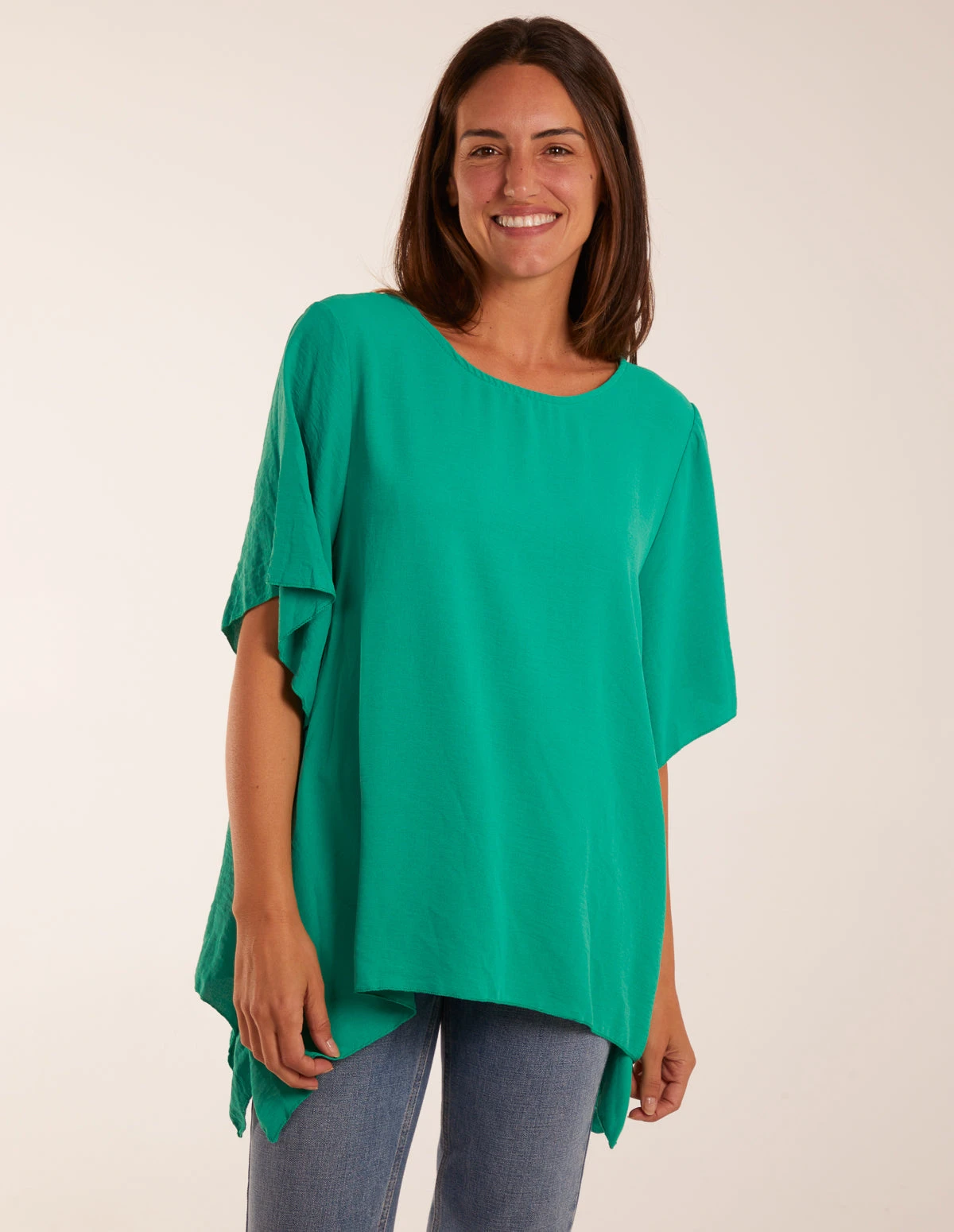 Chain Detail Short Sleeve Blouse 1 Chain Detail Short Sleeve Blouse