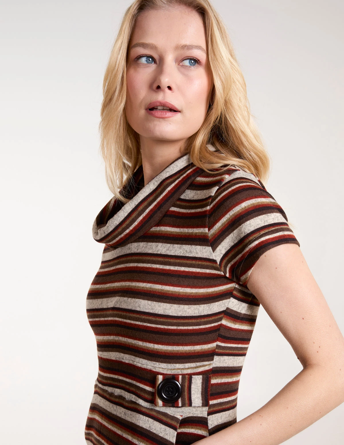 Cowl Neck Tunic Dress 2 Cowl Neck Tunic Dress - Image 2