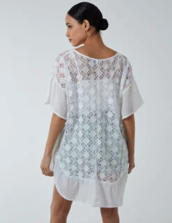 Crochet Frill Top -Soft Dress Wear Sales Store WF4954 WHITE 21956 8de6702b 2464 4d61 ae46 2ec270a025aa