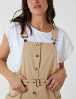 Button Down Dungarees -Soft Dress Wear Sales Store bv2265 stone 2015