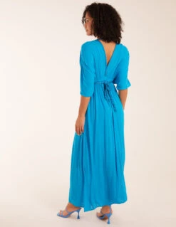 Rope Detail V Neck Maxi Dress 9 Rope Detail V Neck Maxi Dress -Soft Dress Wear Sales Store bv233939 turquoise8957