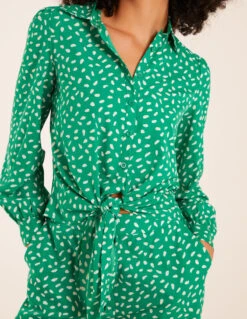 Polka Dot Oversized Shirt & Trouser Set 8 Polka Dot Oversized Shirt & Trouser Set -Soft Dress Wear Sales Store bv233942 green8507
