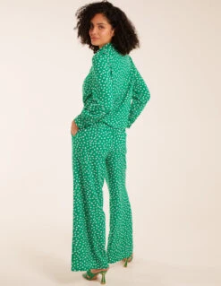 Polka Dot Oversized Shirt & Trouser Set 9 Polka Dot Oversized Shirt & Trouser Set -Soft Dress Wear Sales Store bv233942 green8546