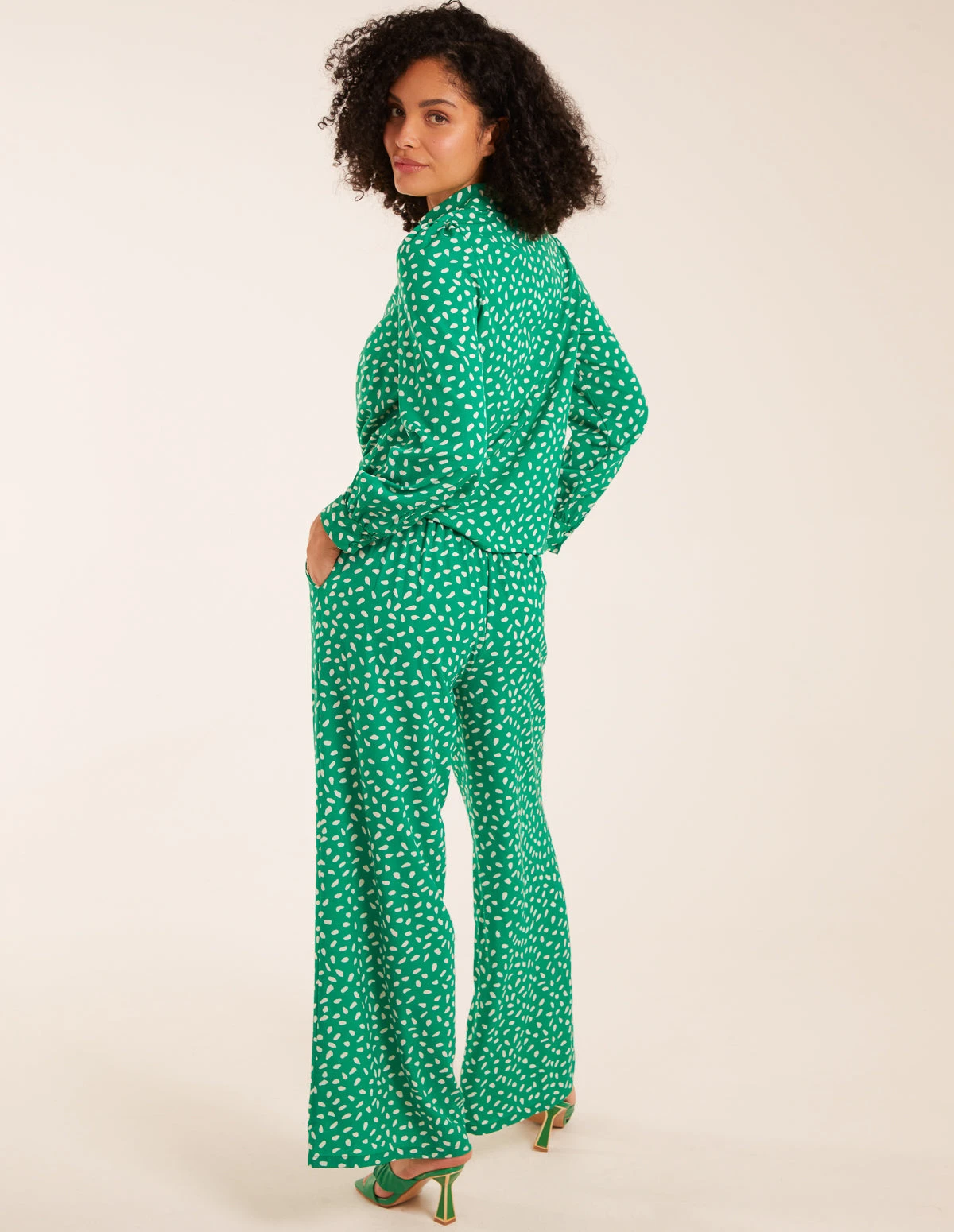 Polka Dot Oversized Shirt & Trouser Set 5 Polka Dot Oversized Shirt & Trouser Set - Image 5