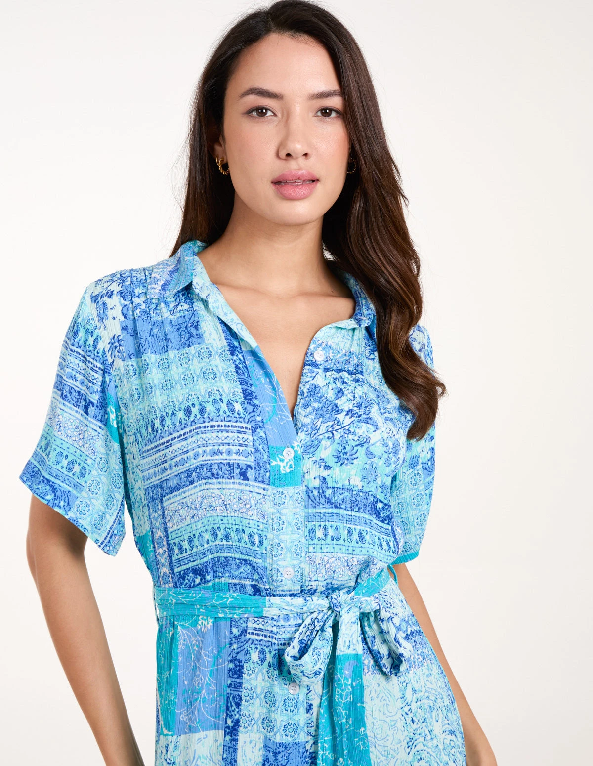 Button Through Shirt Dress 2 Button Through Shirt Dress - Image 2