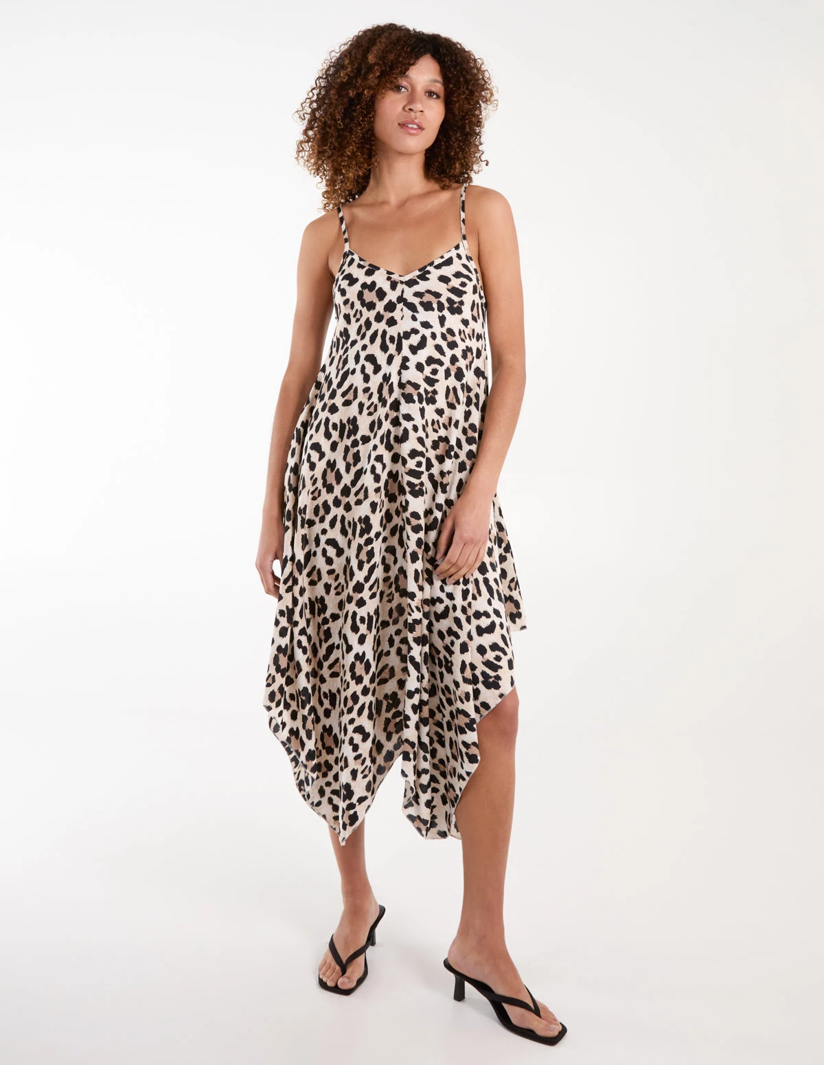Animal Print Hanky Hem Dress 1 Animal Print Hanky Hem Dress