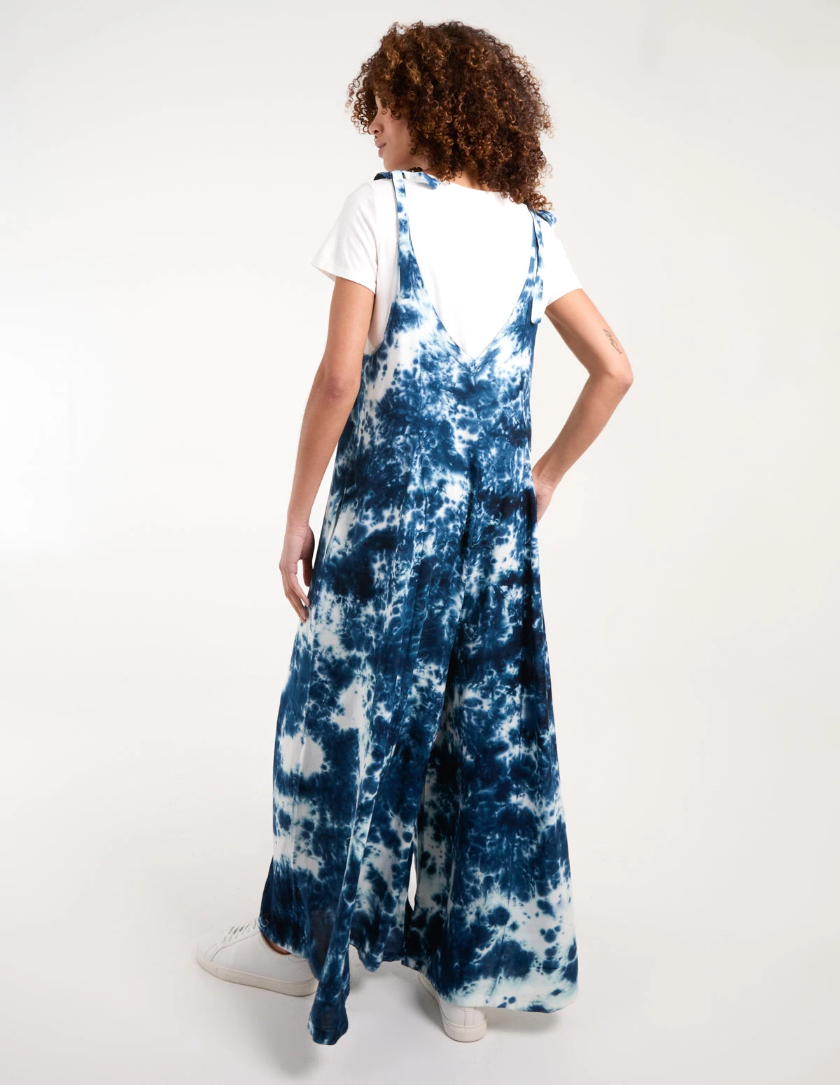 Tie Dye Wide Leg Jumpsuit 4 Tie Dye Wide Leg Jumpsuit - Image 4