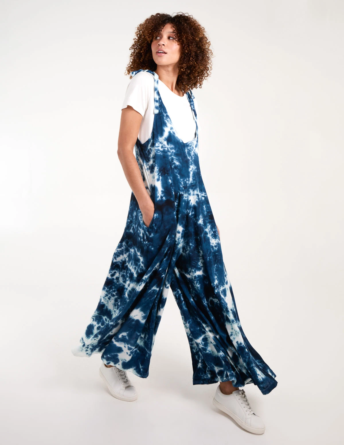 Tie Dye Wide Leg Jumpsuit 1 Tie Dye Wide Leg Jumpsuit