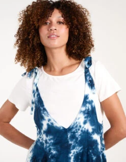 Tie Dye Wide Leg Jumpsuit 6 Tie Dye Wide Leg Jumpsuit -Soft Dress Wear Sales Store bv245967 navy 4