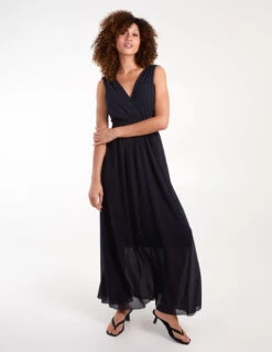 Maxi Crossover Dress -Soft Dress Wear Sales Store bv3861 navy 35410
